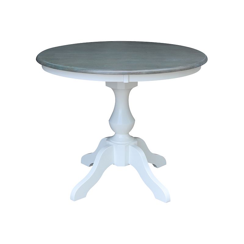 International Concepts Round Pedestal Dining Table