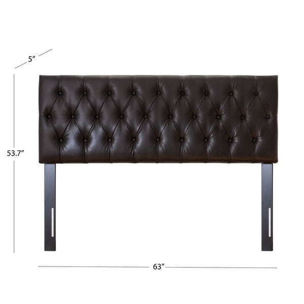 Abbyson Dawn Tufted Faux Leather Headboard - - 32411821