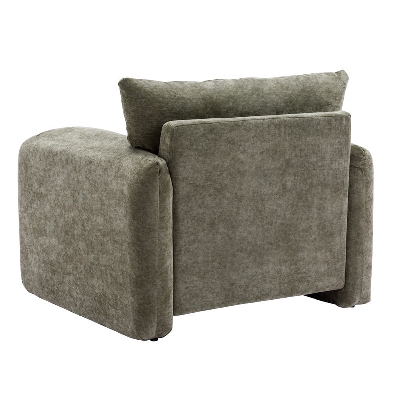 Chenille Oversized Armchair Accent Chair Set of 2