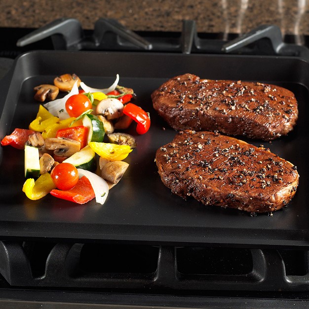 Nordic Ware Aluminum Black Backsplash Griddle