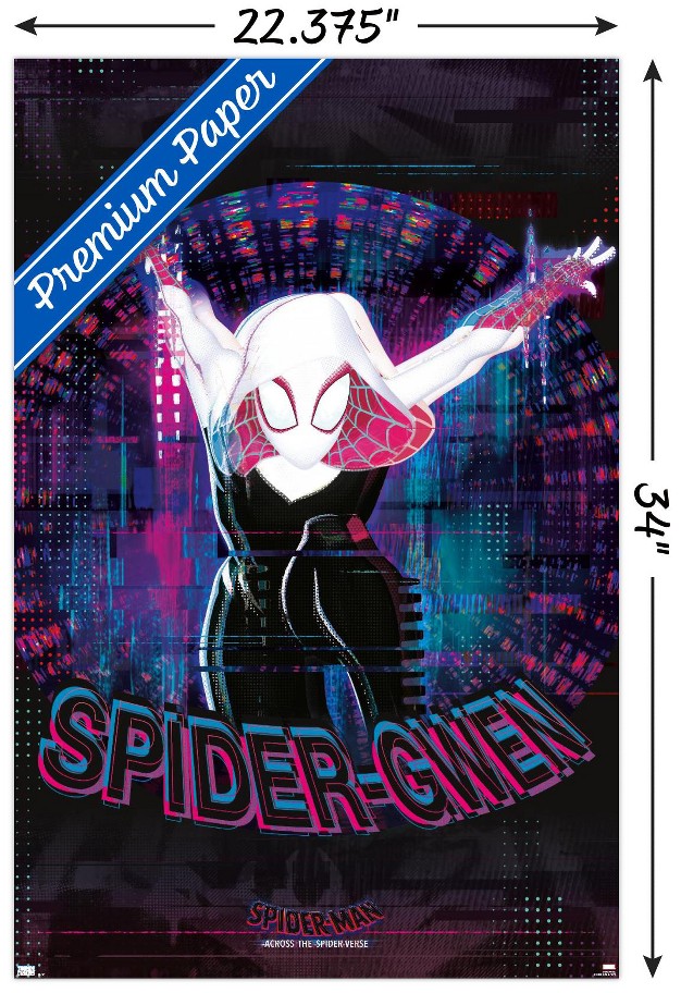 Trends International Marvel Spider man Across The Spider verse Spider gwen Unframed Wall Poster Prints