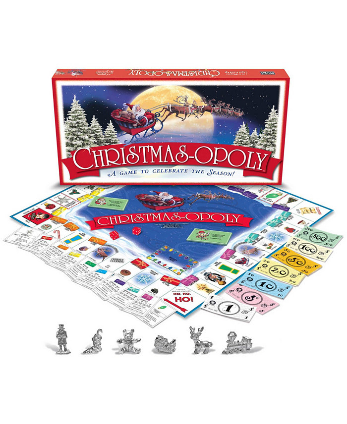 MasterPieces Puzzles Christmas-opoly Board Game