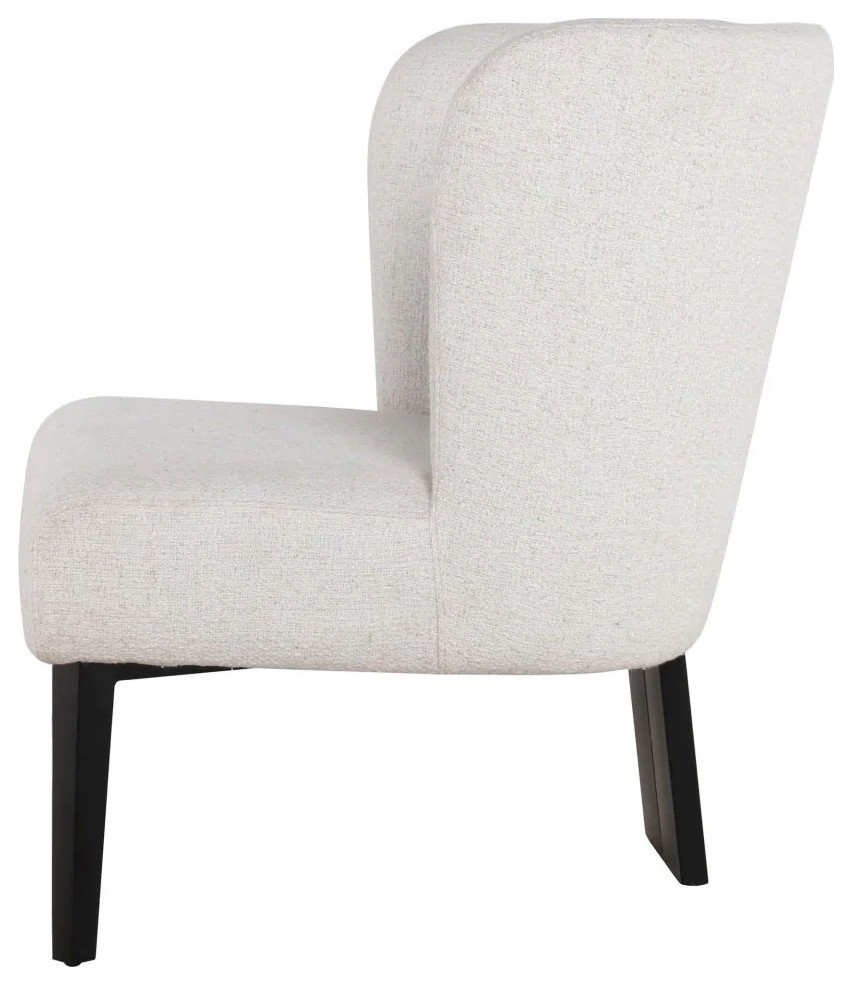 Jillian Modern White Accent Chair   Transitional   Armchairs And Accent Chairs   by Rustic Home Furniture Deco  Houzz