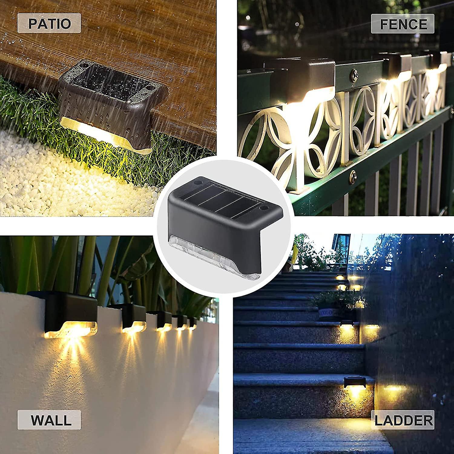 Solar Fence S， 4 Pack Led Solar Sensor S， Pool Rat S， Step S， Yard S