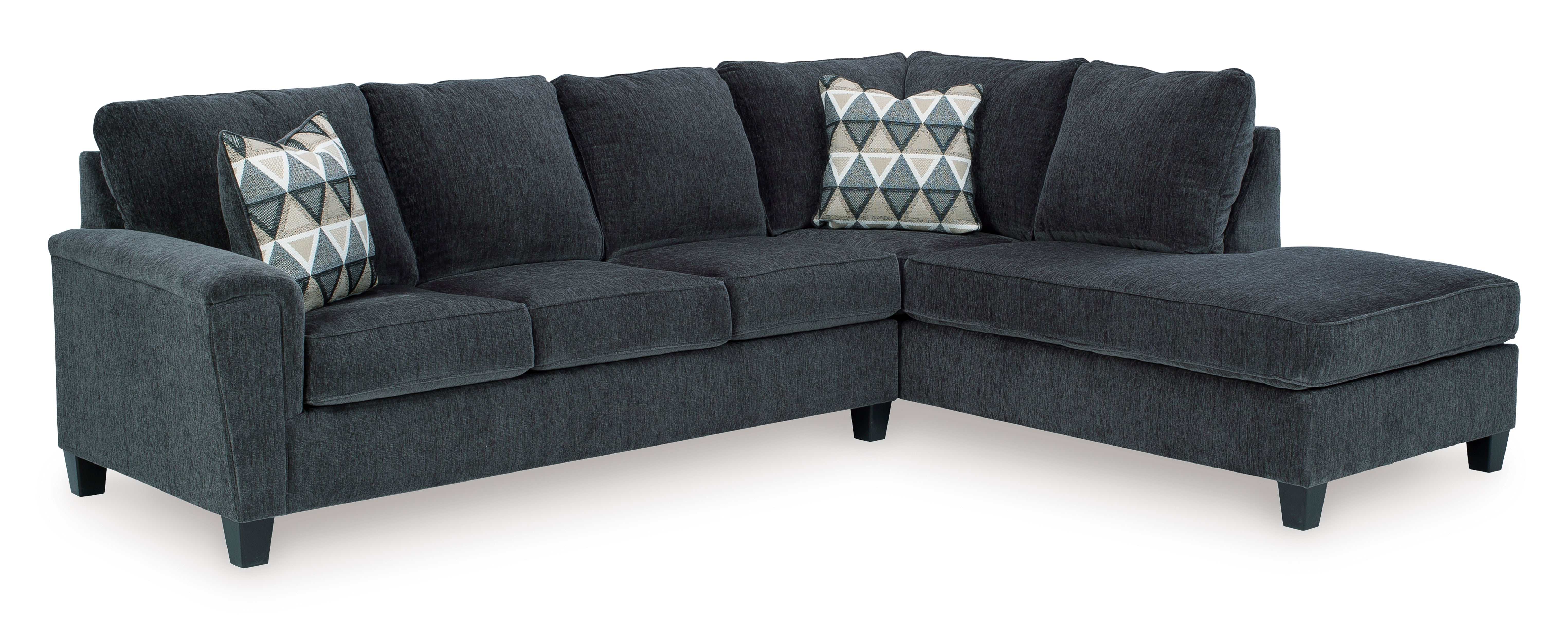 (Online Special Price) Abinger Smoke 2-Piece Sleeper Sectional w/ RAF Chaise