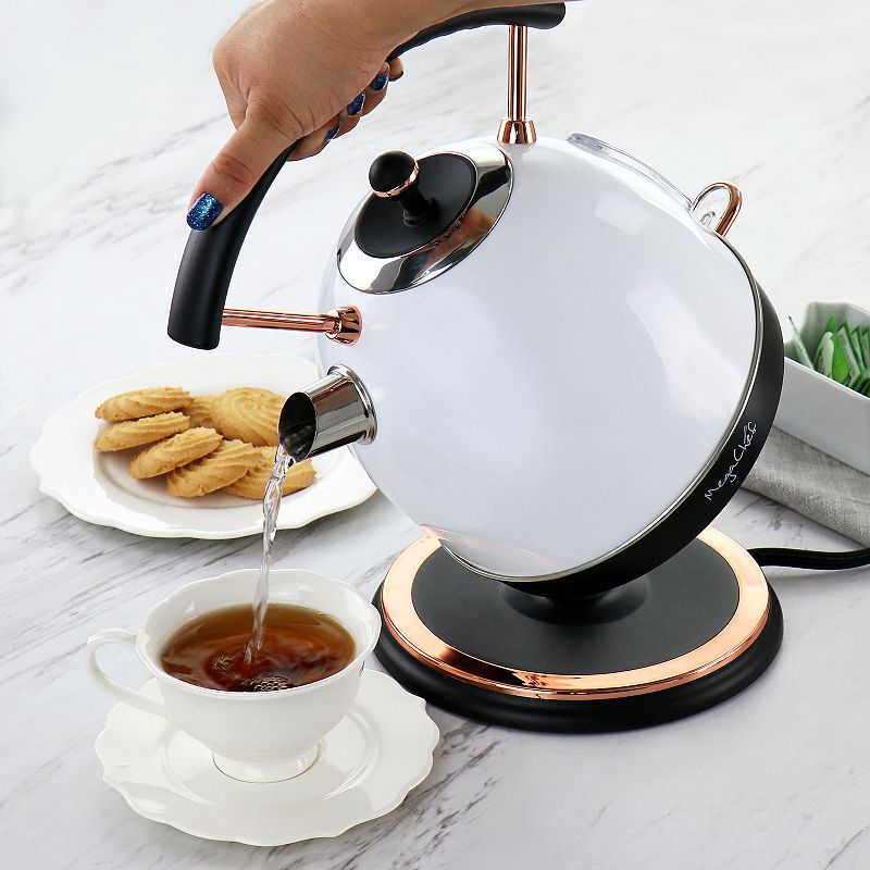 MegaChef 1.8-Liter Half Circle Electric Tea Kettle