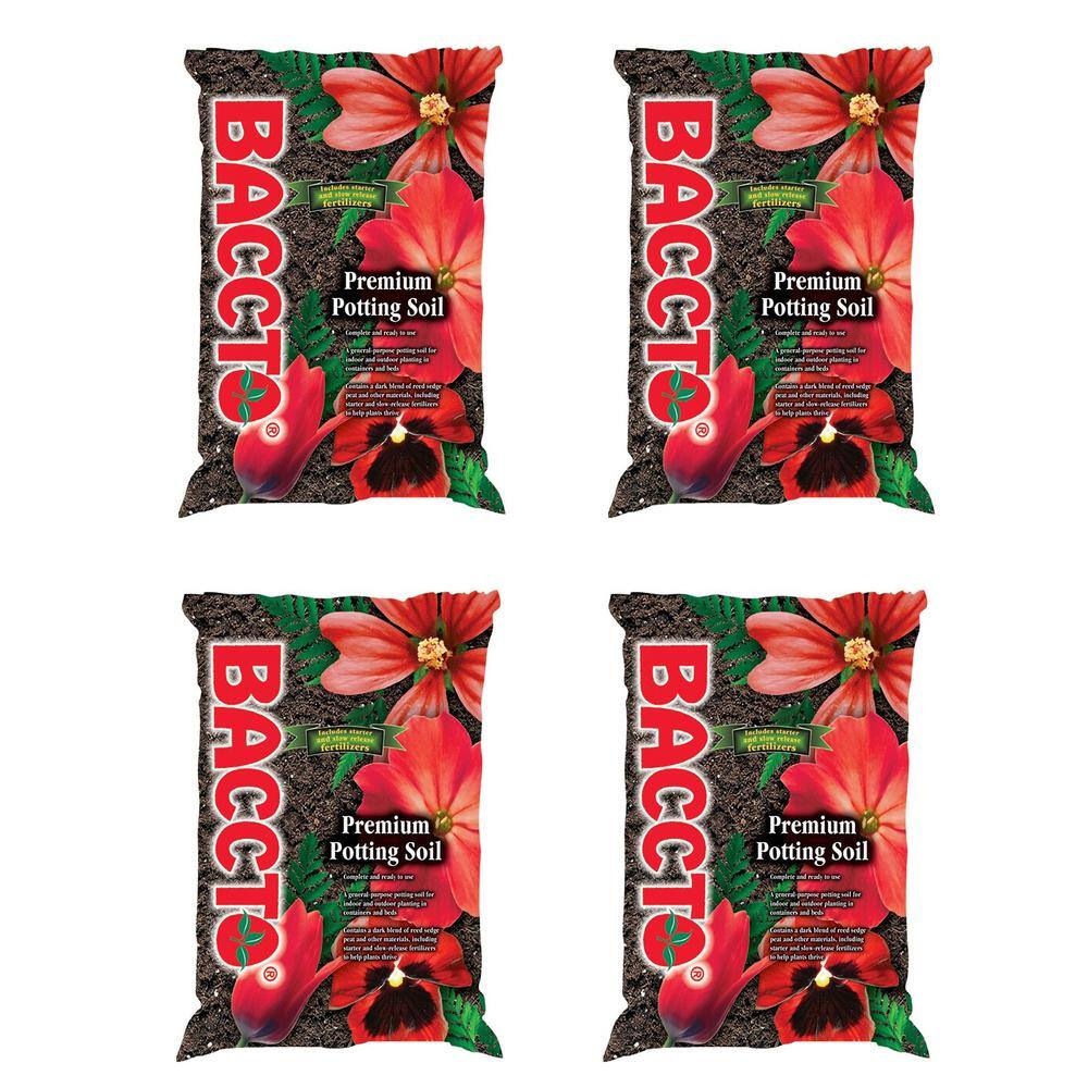 General All Purpose Premium Potting Soil with Perlite 25 lbs. (4-Pack) 4 x 1225P