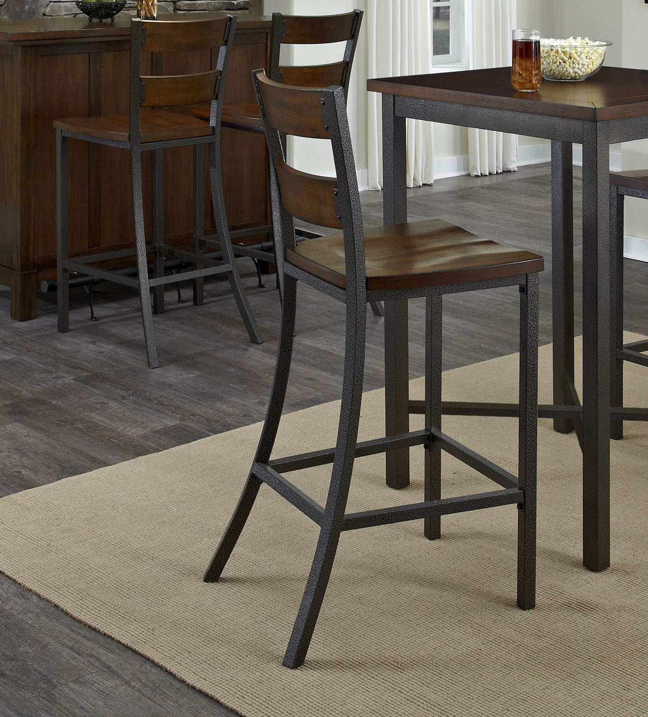 Cabin Creek Brown Bar Stool