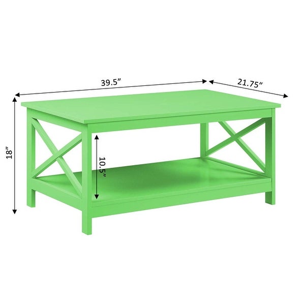 Oxford Coffee Table with Shelf