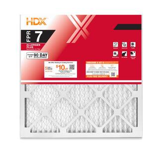 HDX 20 in. x 20 in. x 1 in. Allergen Plus Pleated Air Filter FPR 7 HDX1P7-012020