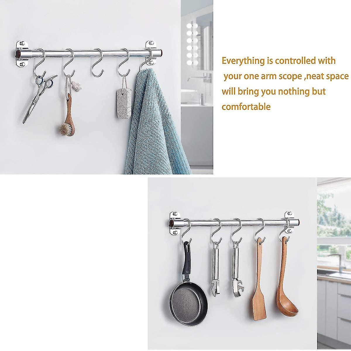 15 Hanging Multifunctional Hook Parts S-shaped Stainless Steel S-shaped Hook 304 S Shaped Crochet For Desktop Kitchen