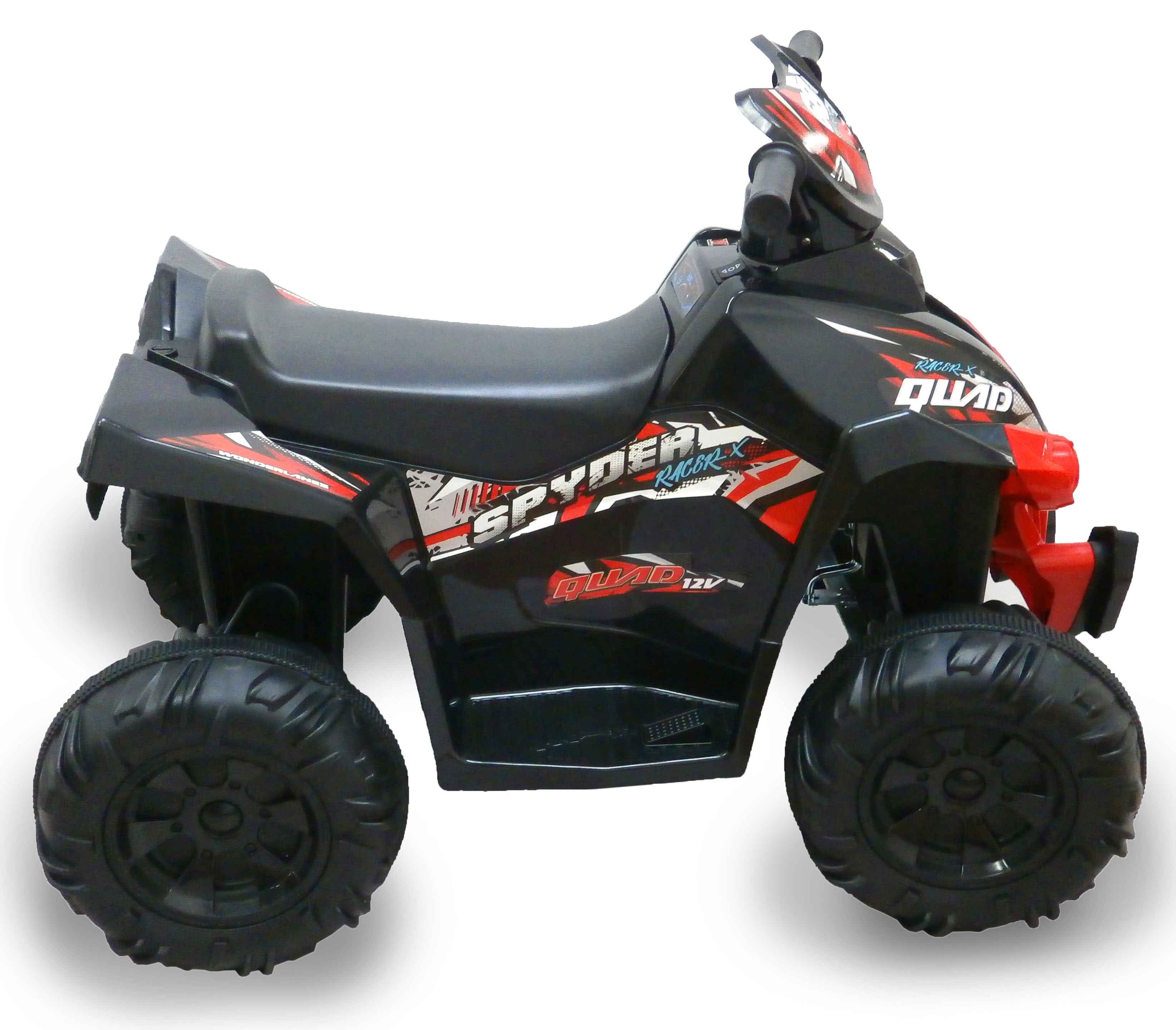 Wonderlanes ATV Quad Extreme Racer Ride On in Red, 12V Battery Powered , Best for Kids/ Toddlers/ Children/ Boys/ Girls