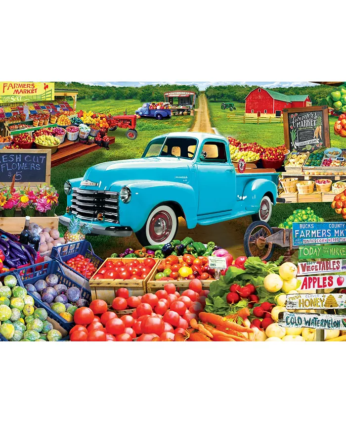 MasterPieces Puzzles Farmer's Market - Locally Grown 750 Piece Adult Jigsaw Puzzle