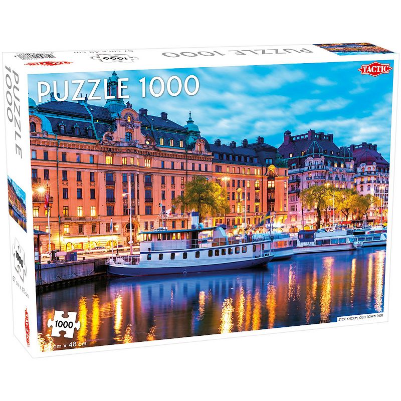 Tactic Stockholm Old Town Pier 1000-pc. Puzzle