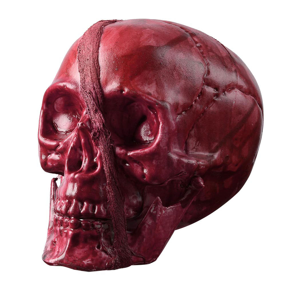 Yescom Skeleton Head Red Halloween Prop Decor