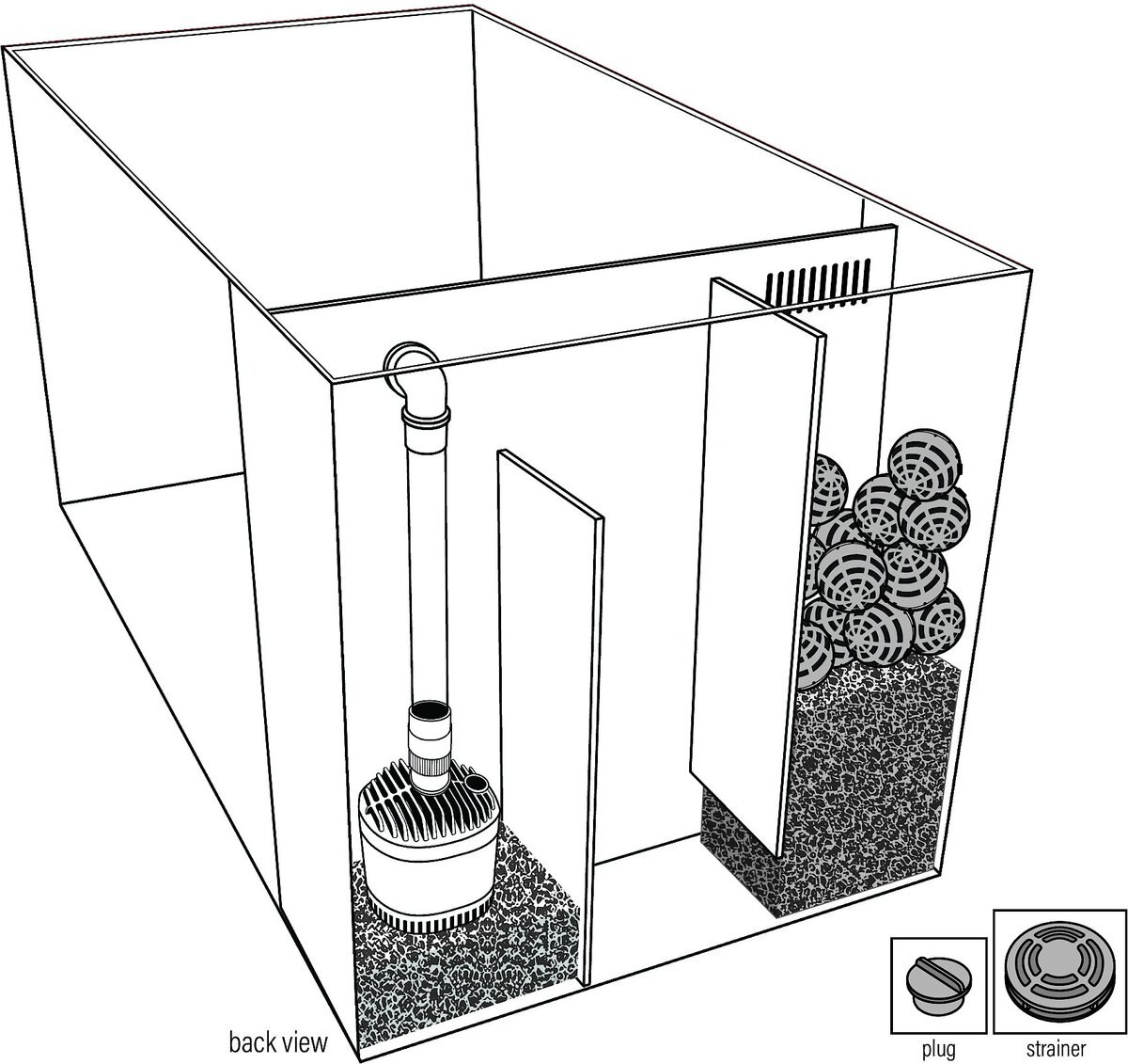 Lifegard Aquatics Peninsula Style Chrystal Fish Aquarium Kit