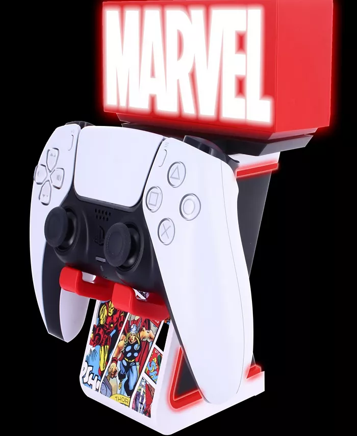 Exquisite Gaming Cable Guys Led Ikonsmarvel Red Brick Logo - Charging Phone Controller Holder