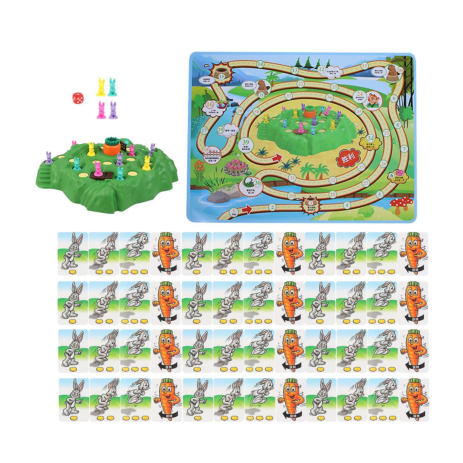 Rabbit Trap Game Board Game Rabbit Competitive Trap Game For 4 Years Old Style B