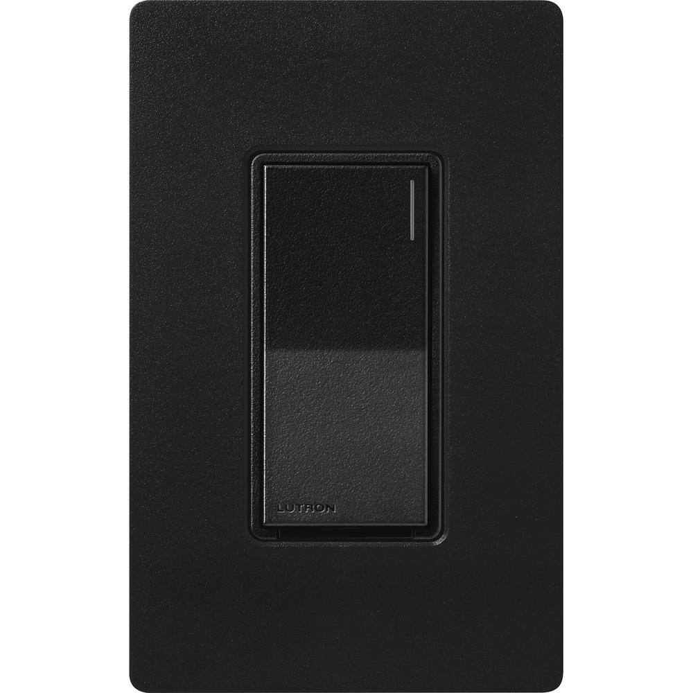 Lutron Sunnata Switch for 6A Lighting or 3A 110 HP Motor Single PoleMulti Location Midnight (ST-6ANS-MN) ST-6ANS-MN