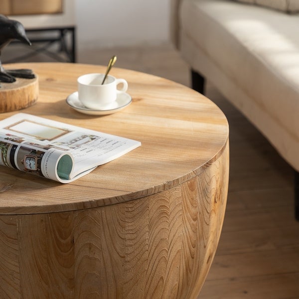 Vintage Style Bucket Shaped Coffee Table