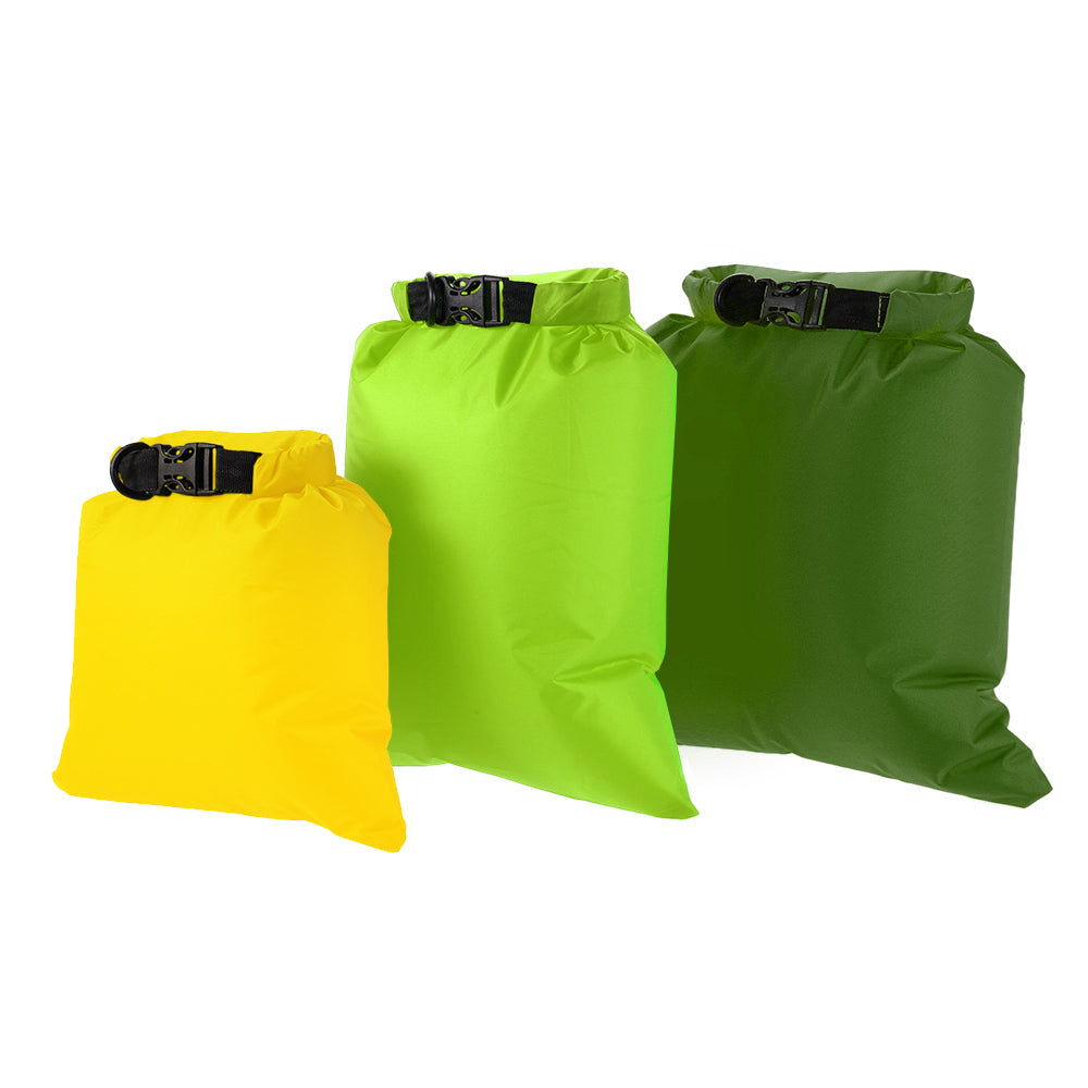 Maboto Pack of 3 Waterproof Bag 3L+5L+8L Outdoor Ultralight Dry Sacks for Camping Hiking Traveling