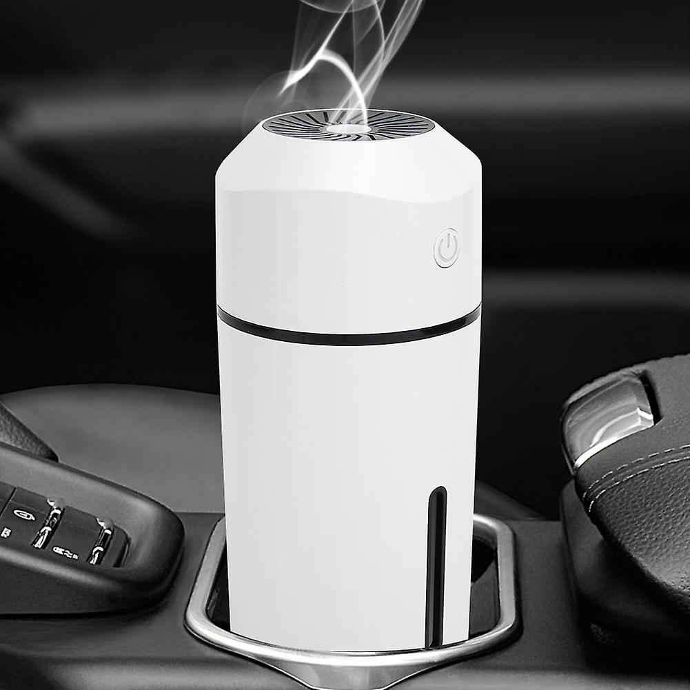 Portable LED Mini USB Humidifier Air Purifier Diffuser Office Home Car Air Freshener(White)