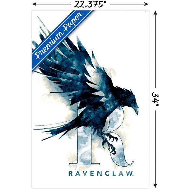 Trends International The Wizarding World Harry Potter Ravenclaw Illustrated House Logo Unframed Wall Poster Prints