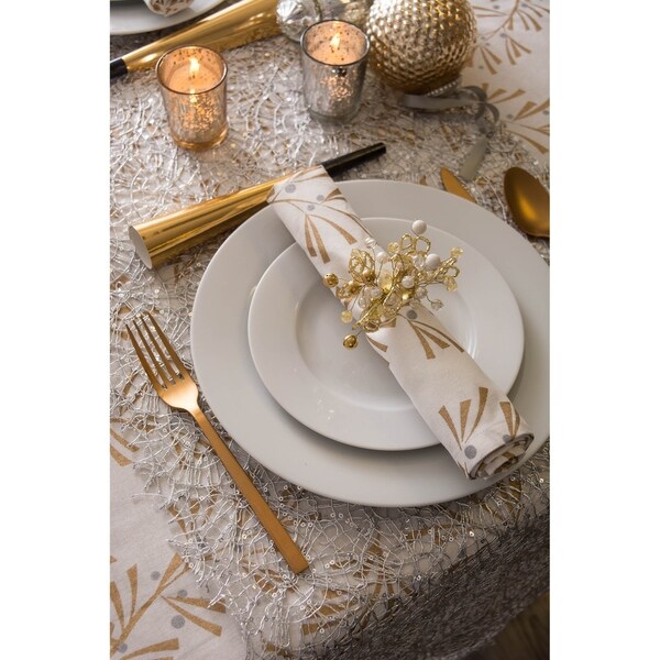 Design Imports Sequin Mesh Roll Table Runner (0.25 inches high x 16 inches wide x 120 inches deep)