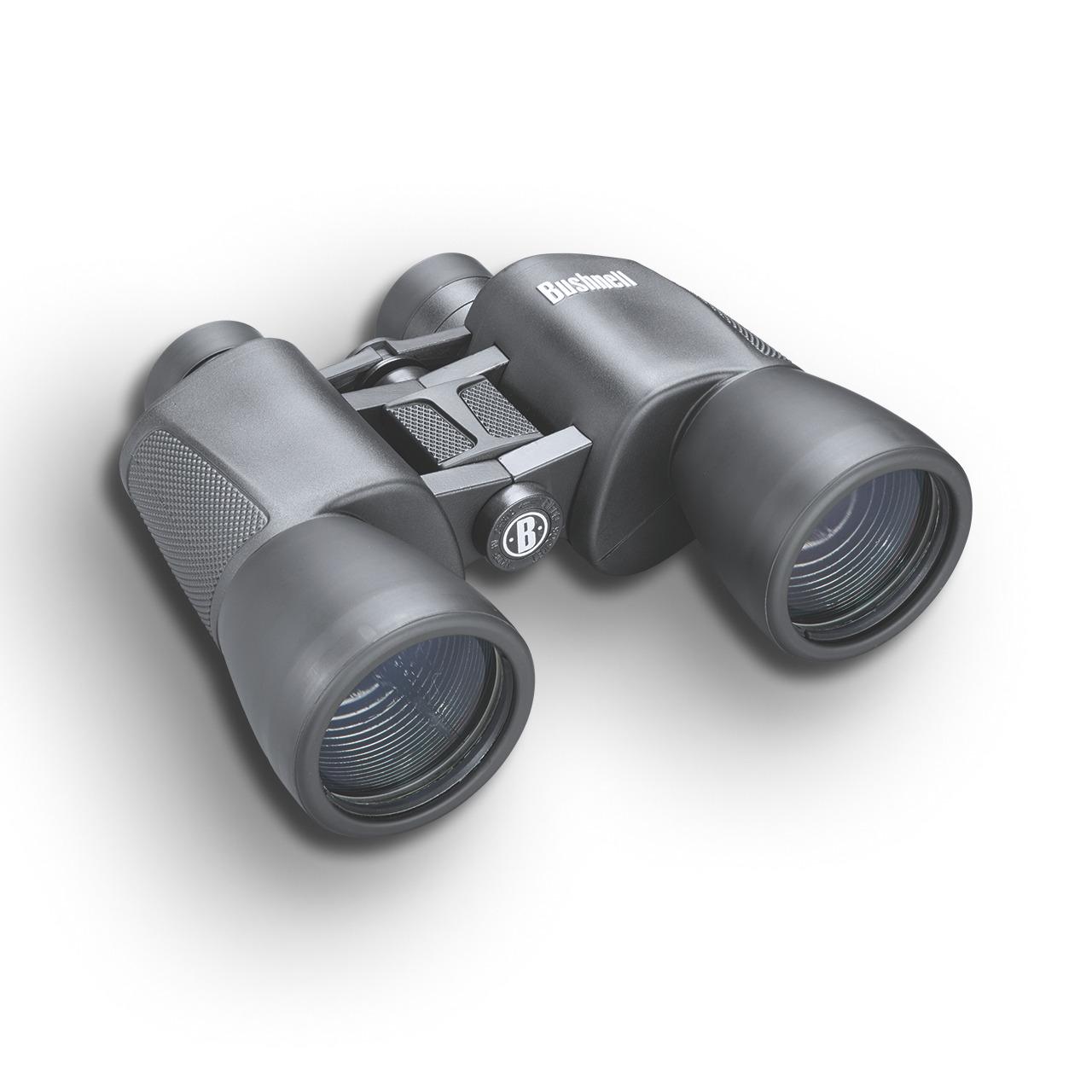 Bushnell PowerView 10x50mm Porro Prism Binoculars， Black