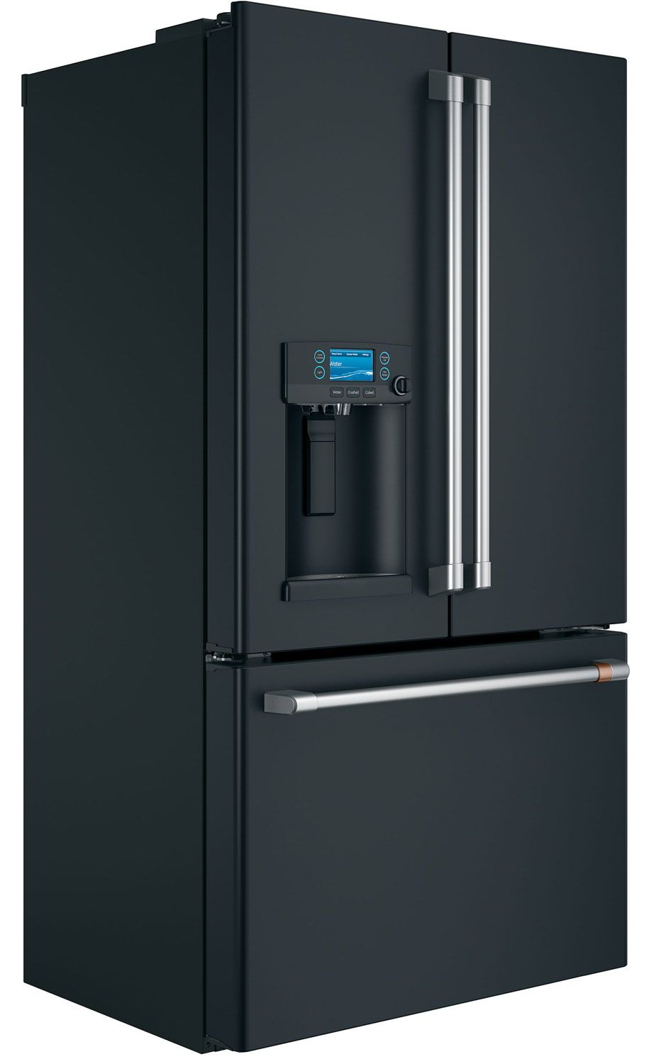 Cafe ADA 22.2 Cu. Ft. Matte Black Smart Counter-Depth French Door Refrigerator With Hot Water Dispenser