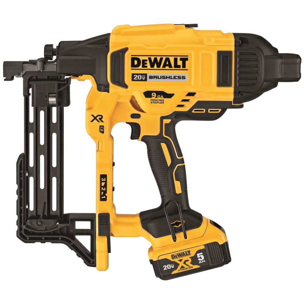 DEWALT 20V MAX* XR 9GA Fencing Stapler Kit DCFS950P2 from DEWALT