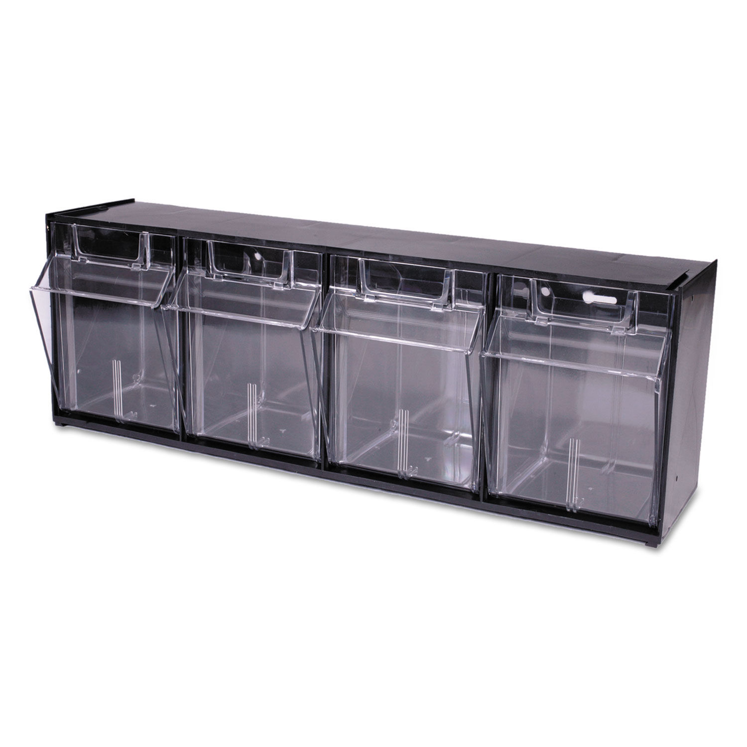 Tilt Bin Interlocking Multi-Bin Storage Organizer by deflectoandreg; DEF20404OP