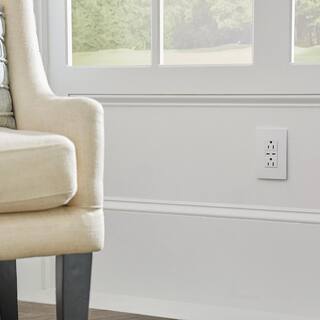 Legrand radiant 15 Amp 125-Volt Tamper-Resistant Duplex Outlet with Ultra-Fast 6A PLUS 30W Power Delivery USB CC White R26USBPDWCC6