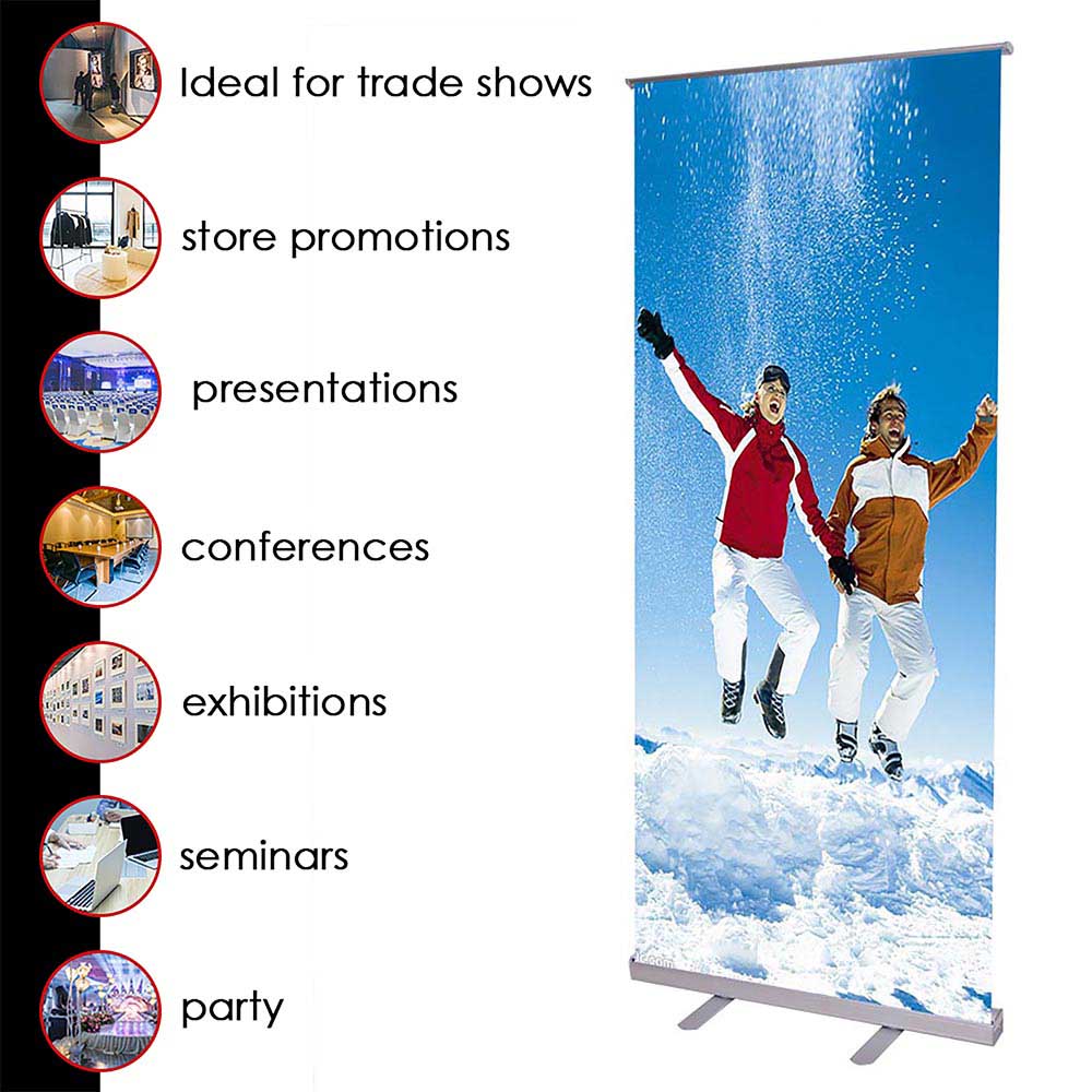 Yescom 10pcs Trade Show Retractable Banner Stand 33