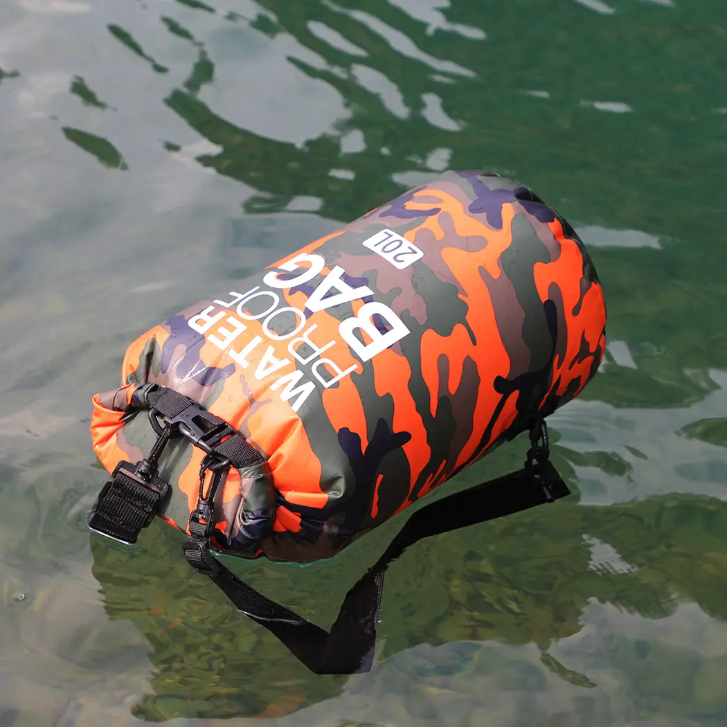 Camouflage Roll Drybag Backpack 2L 5L 10L 15L 20L 30L Waterproof Dry Bag For Outdoor Sport