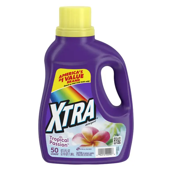 XTRA 67.5 Fl oz Tropical Passion Liquid Laundry Detergent