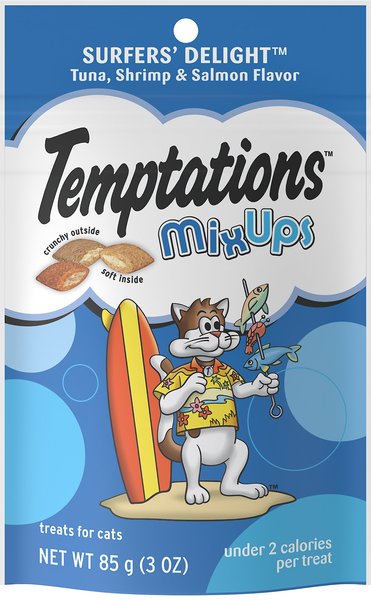 Temptations MixUps Surfers' Delight Flavor Soft and Crunchy Cat Treats