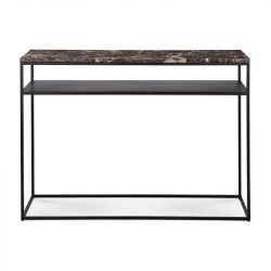 STONE CONSOLE DARK EMPERADOR 120X40X86