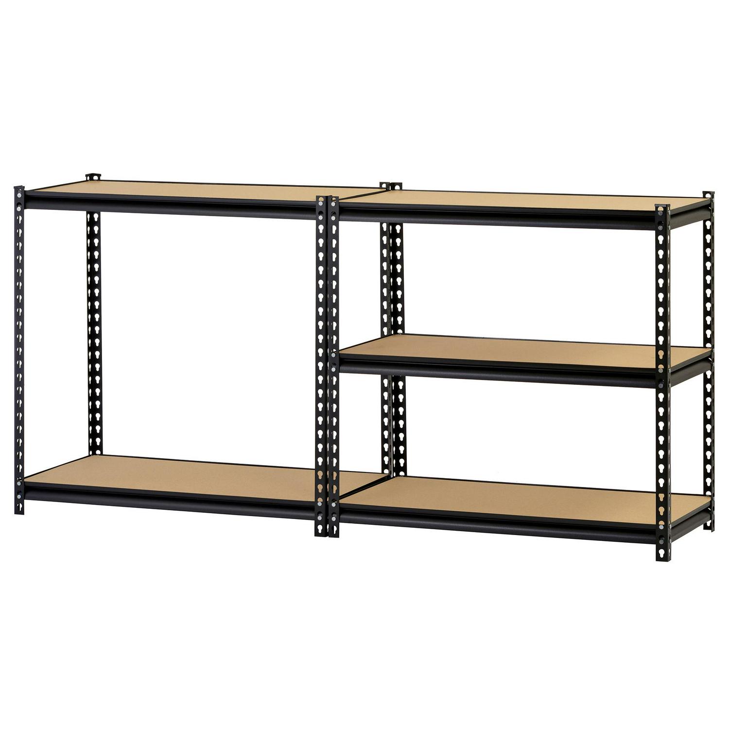 SUGIFT 27.6 Wx12 Dx59 H 5-Tier Shelves ， Black