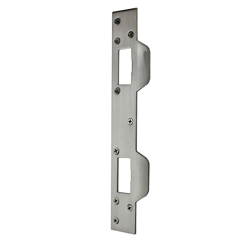 Defiant Satin Nickel Security Latch Strike 70292