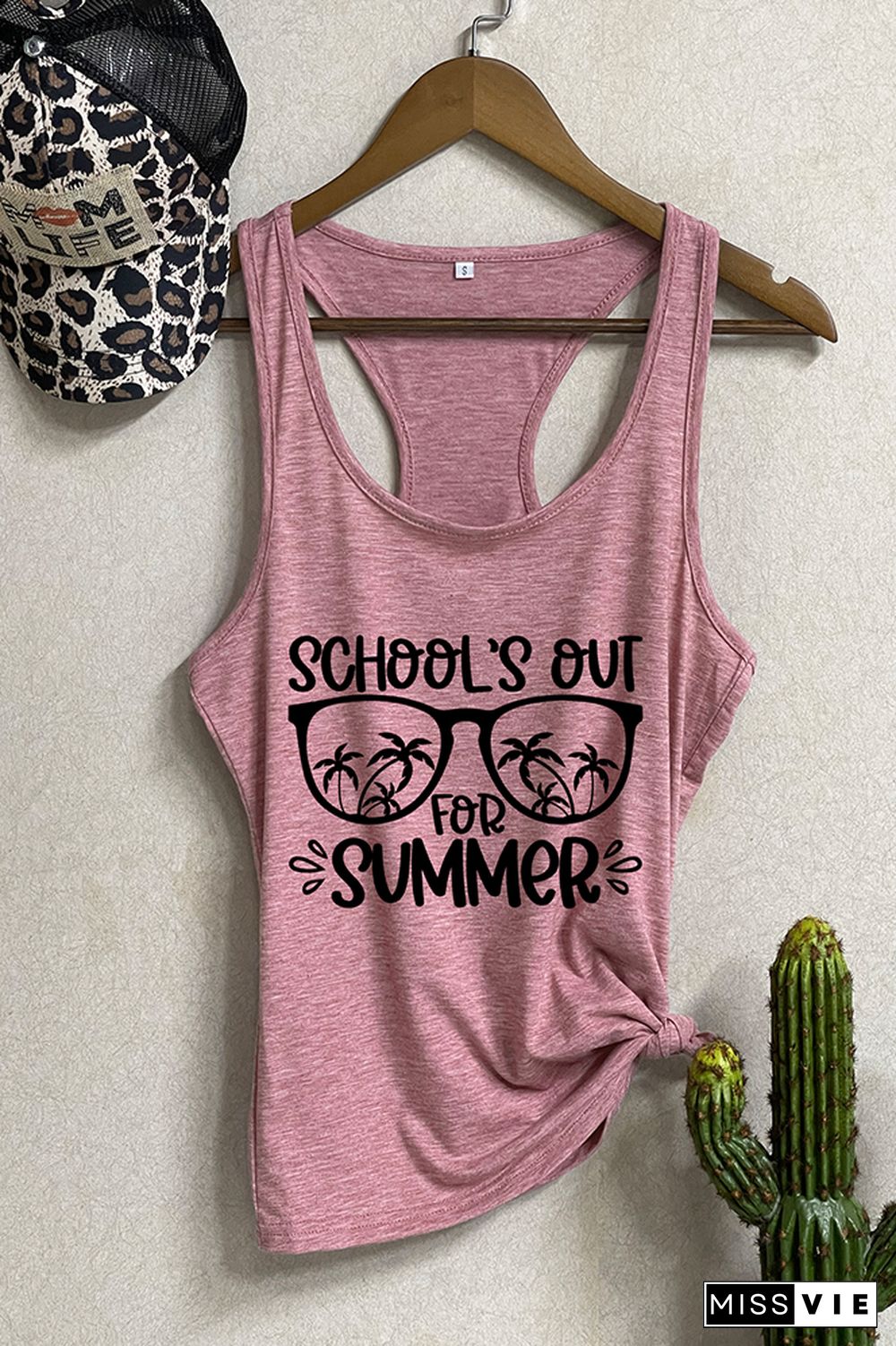 Schools Out For Summer, Teacher Life, Summer Vacation Tank Top Wholesale