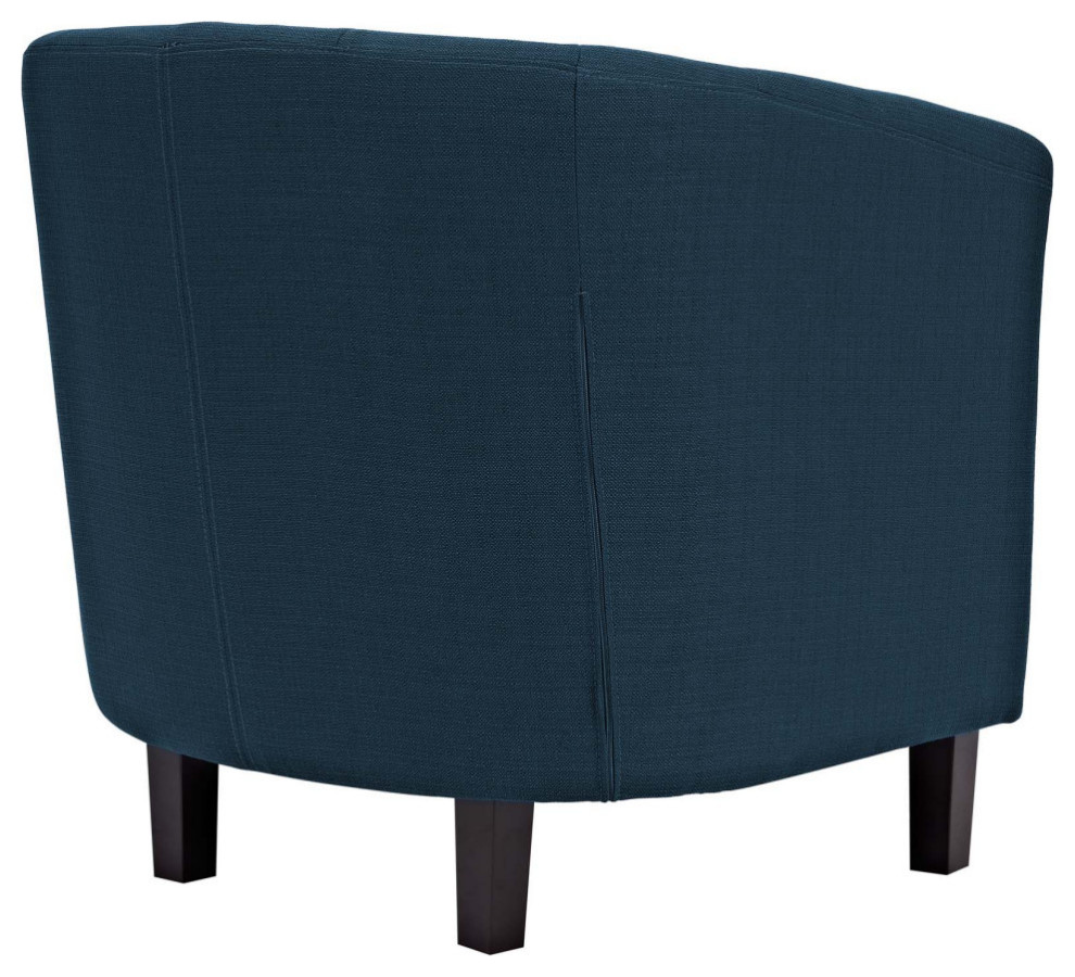 Zoey Azure Upholstered Fabric Armchair   Transitional   Armchairs And Accent Chairs   by V.S.D Furniture  Houzz