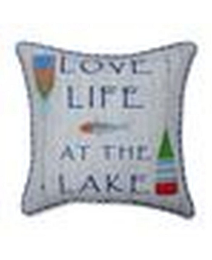 Pillow Perfect Love Life At The Lake Throw Pillow