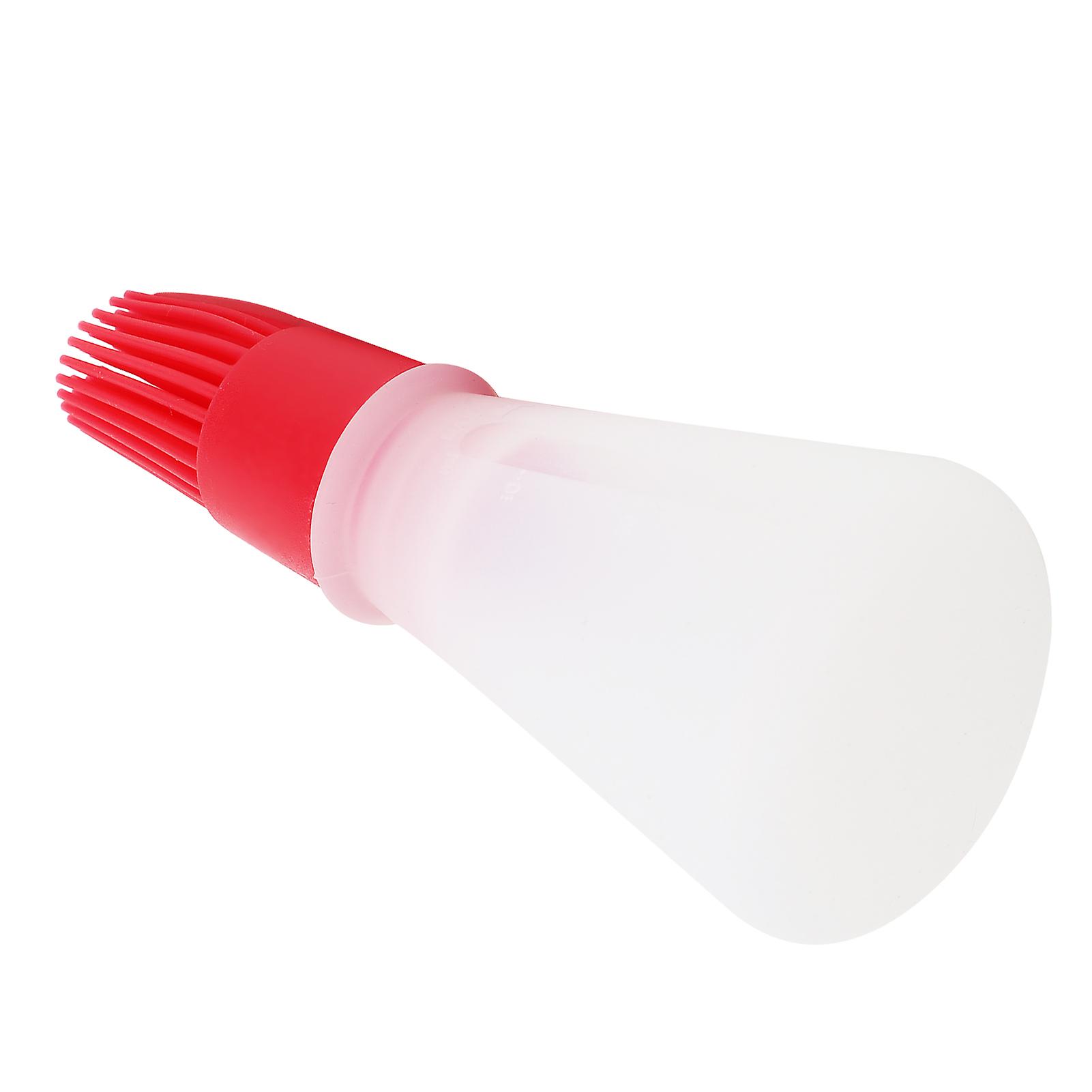 Silicone Oil Brush With Oil Bottle High Temperature Resistant Brush Oil Control Brush For Kitchenred