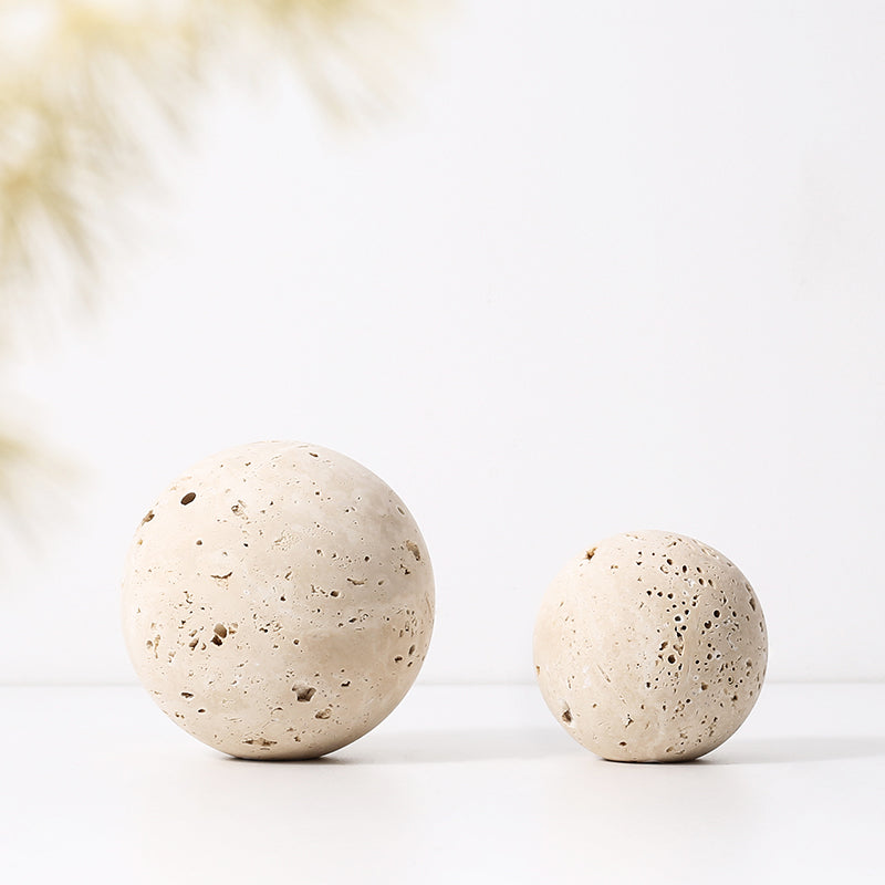 Beige Natural Stone Orb - A Fb-T2017A