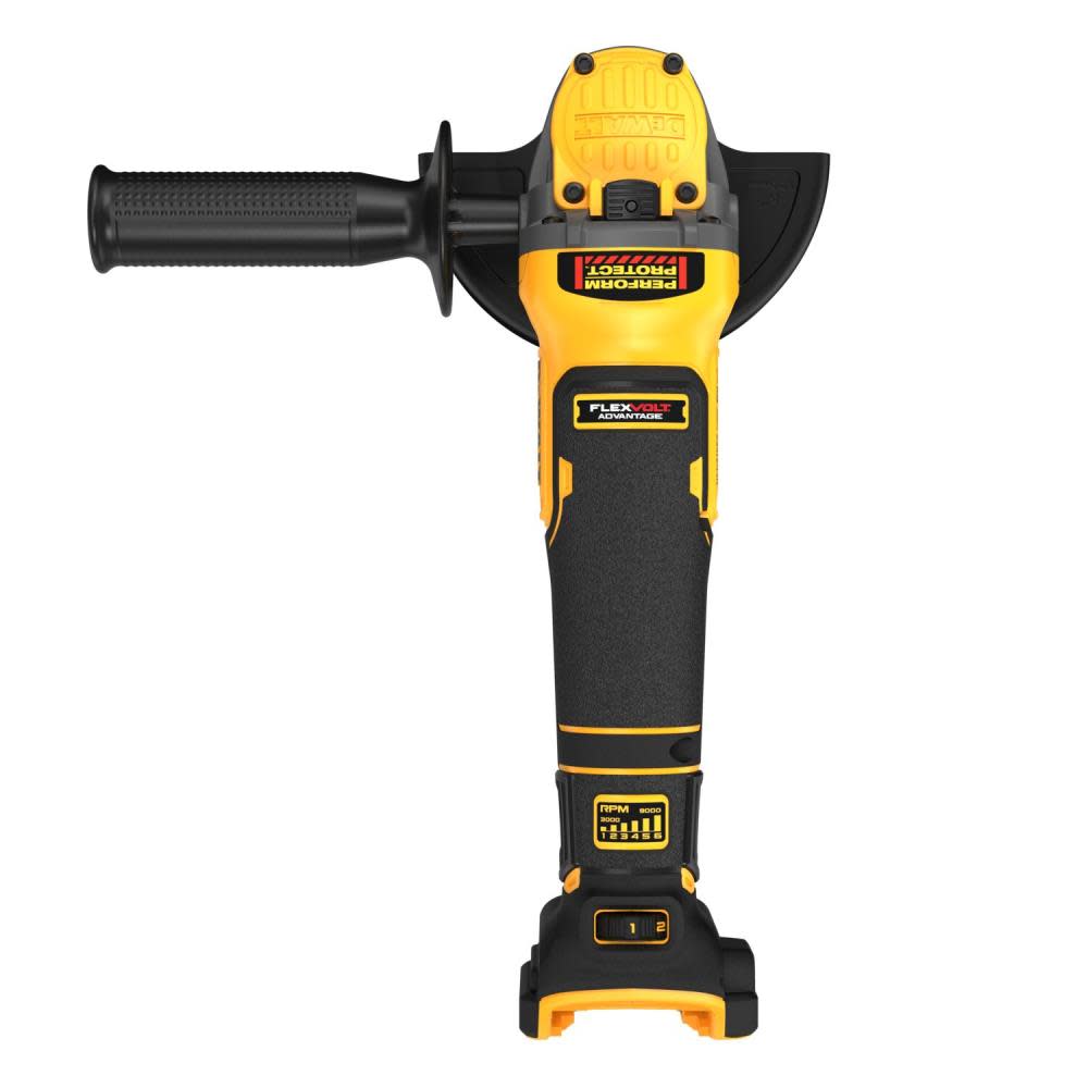 DEWALT 20V MAX 4.5-5 Grinder Variable Speed with FLEXVOLT ADVANTAGE Technology Bare Tool ;