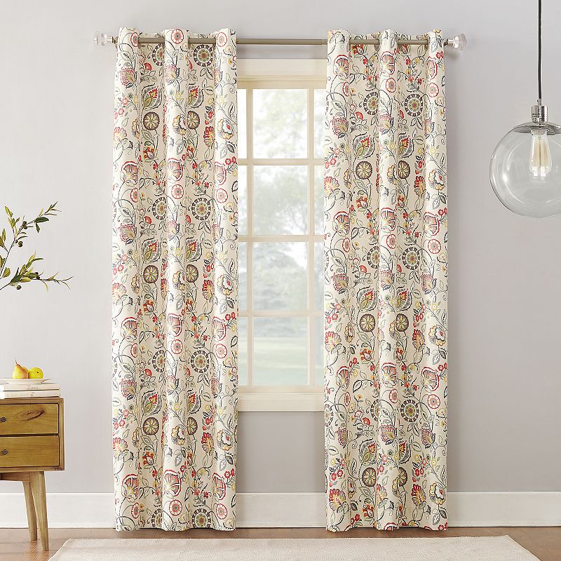 Sun Zero 1-Panel Jorah Thermal Insulated Curtain