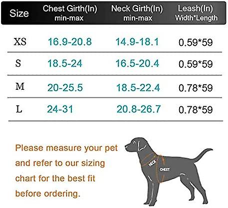 Yoitea Dog Harness And Leash Set Reflective Puppy Dog Leash Chest Harness Vest Comfort Fit Adjustable For Small Medium Dogs Training Walking