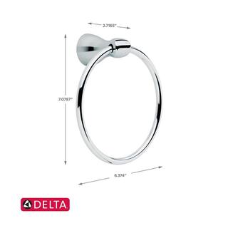 Delta Foundations Towel Ring in Chrome FND46-PC