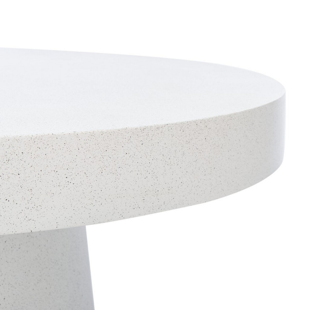 Ria Paper Mache Coffee Table White Terrazzo   Contemporary   Coffee Tables   by AED Luxury Home Decor  Houzz